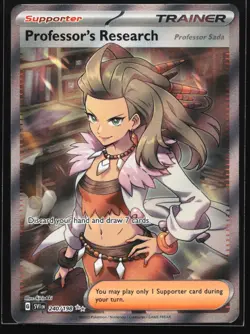 Pokemon Professor's Research 240/198 Scarlet & Violet Ultra Rare Holo NM - Image 1