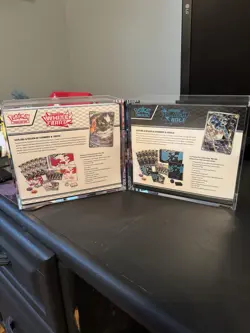 Sealed Pokemon Center Black Bolt and White Flare ETB Set W/Case and Japanese 151 - Image 3
