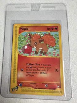 Vulpix 116/147 Aquapolis WOTC Vintage Pokemon 2002 - Image 1