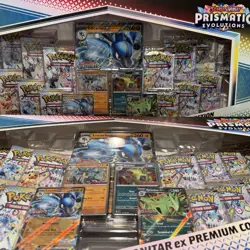 Pokemon TCG Prismatic Evolutions Lucario Ex & Tyranitar ex Premium Collection - Image 1