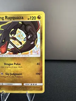 Pokemon TCG Shining Rayquaza Shining Legends 56/73 Holo Shiny Holo Rare - Image 3