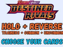Pokemon - Destined Rivals - Holo/Reverse Holo Rare / Common / Uncommon - TCG - Image 1