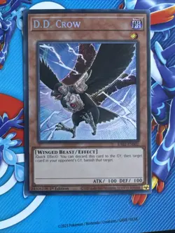 D.D. Crow (Secret Rare) RA02-EN002 Yugioh NM 1st Edition English - Image 1