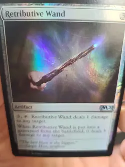 MTG M20 Retributive Wand | FOIL | M20 Core Set 2020 | MINT Card# 236/280 - Image 5
