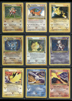Vtg Pokemon Card Collection Lot Base Set 1st Editions Promos Binder Holos WOTC - Image 1