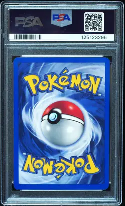 1st Edition Rocket's Hitmonchan 11/132 PSA 9 Gym Heroes Pokemon Card, Swirl! - Image 3