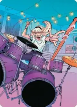 1 x Gwen Stacy Art Card (34/54) - Art Series: Marvel's Spider-Man - NM-Mint - MT - Image 1