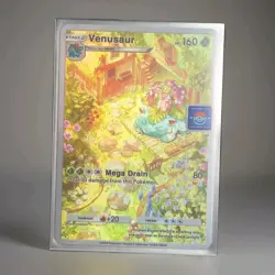 Pokemon TCG Pocket Venusaur CUSTOM Holofoil Full Art Card With Texture - Image 2