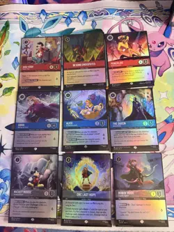 DISNEY LORCANA FABLED FOIL EPIC COMPLETE SET (X18 Cards) - Image 2