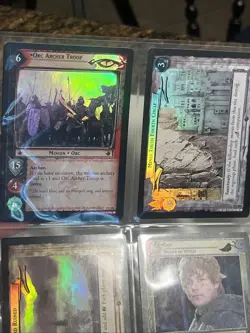 Lord of the Rings LOTR TCG Return of the King FOIL SET 36 Foil CARDS Unplayed - Image 4