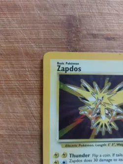 Zapdos Original Base Set Holo Rare 16/102 Pokemon Card WOTC - Image 3