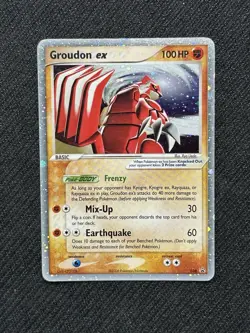 Groudon ex 038 EX Collectors Tin Promo Holo Pokemon Card - Image 1