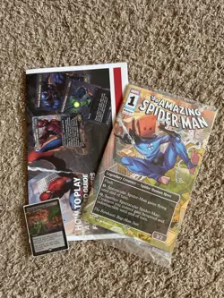 PAX West 2025 MTG Magic The Gathering Spider-Man Promo Comic & Sinister Six Card - Image 1