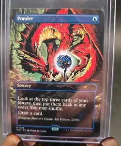 Ponder Secret Lair Drop MTG Regular Near Mint - Image 1