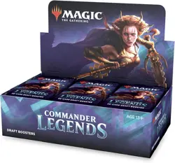 Commander Legends English Sealed Draft Booster Box | Magic the Gathering - Image 1