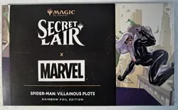 MTG Spider-Man Villainous Plots, Foil, New/Sealed (SLD Secret Lair Drop) - Image 1