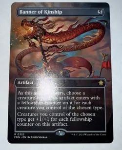 Banner of Kinship (Borderless) Foundations MAGIC THE GATHERING - Image 1