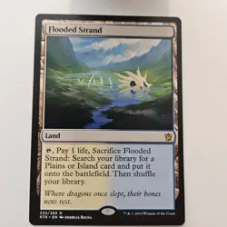 Flooded Strand Khans of Tarkir 233 LP MTG Magic the Gathering - Image 1