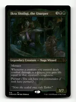 Ikra Shidiqi, the Usurper (Foil Etched) Commander Legends #519 Mythic - Image 1