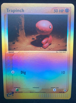 Trapinch 78/97 Reverse Holo Ex Dragon Pokemon Card (LP) - Image 1