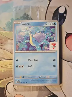 Pokemon Scarlet & Violet Stellar Crown 7-11 Promo Lapras Sealed U.S. Seller - Image 1