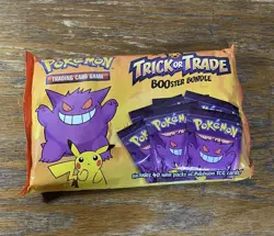 Pokemon Halloween Cards Trick or Treat BOOster Pack Bag 40 mini 3 Card Packs - Image 1