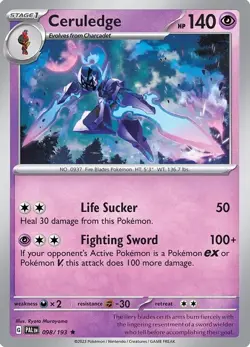 Ceruledge - 098/193 - Pokemon TCG Paldea Evolved (2023) - LP - Holo Rare - Image 1