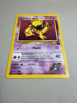 Sabrina’s Abra - Pokemon TCG Black Star Promo #63 - LP - Image 2