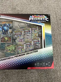 Pokemon Prismatic Evolutions Lucario EX & Tyranitar EX Premium Collection SEALED - Image 2