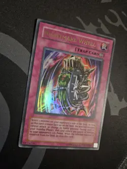 Nightmare Wheel DR1-EN055 Dark Revelation Volume 1 Unlimited Ultra Rare NM - Image 2