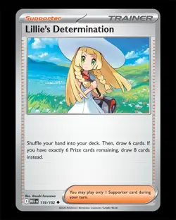 Lillie's Determination 119/132 - Mega Evolution Pokemon Card - Image 1