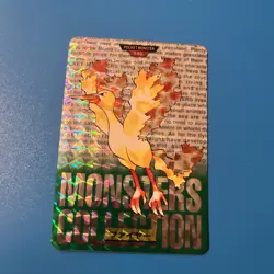 Pokemon Carddass Card Moltres File No.146 Bandai Pocket Monsters Green. 1996 - Image 1
