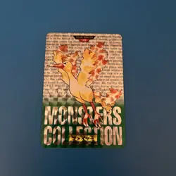 Pokemon Carddass Card Moltres File No.146 Bandai Pocket Monsters Green. 1996 - Image 2