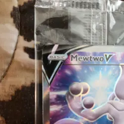 Pokemon TCG Mewtwo v SWSH229 Ultra Rare Black Star Promo Card *SEALED* - Image 3