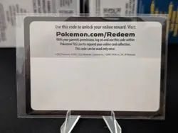 Pokemon Blank Code Card Error - Image 1