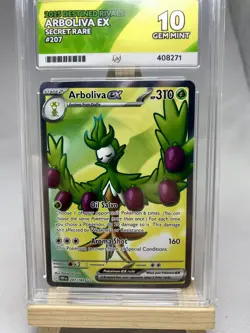 Pokemon TCG Arboliva EX Full Art Destined Rivals Card 207/182 - Image 2