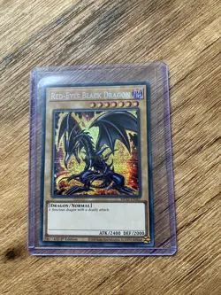 Yu-Gi-Oh! TCG Red-Eyes Black Dragon MP22-EN267 Prismatic Secret Rare Card - Image 1