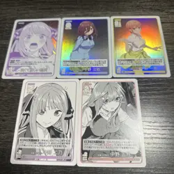 the quintessential quintuplets card game R+ and Promo lot - Image 1