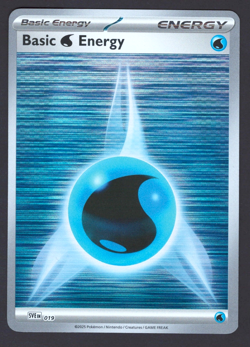 Basic Water Energy #019 Holo | SV10.5: White Flare | Pokemon Card (NM) - Image 1