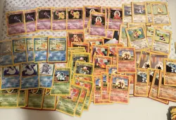 Base Set Pokemon Card Lot Near Mint Vintage 1998 - Image 2