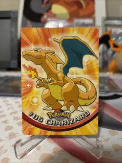 Charizard 06 Topps 1999 TV Animation Pokemon TCG Card Black Logo - MP 🔥 - Image 1