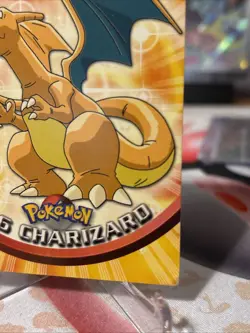 Charizard 06 Topps 1999 TV Animation Pokemon TCG Card Black Logo - MP 🔥 - Image 5