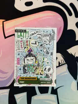 2023 How2work Trading Card The Monsters Point Sketch Kasing Lung #80/84 - Image 1
