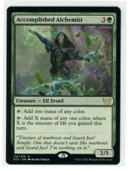 ACCOMPLISHED ALCHEMIST 119/275 Rare Strixhaven MTG *Quantity - Image 1