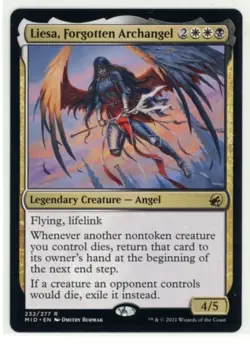 LIESA FORGOTTEN ARCHANGEL 232/277 Rare Innistrad MTG - Image 1