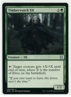TIMBERWATCH ELF 190/249 Uncommon Eternal Masters MTG *Quantity - Image 1
