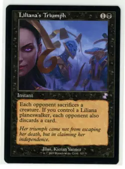 LILIANA'S TRIUMPH Timeshifted Time Spirtal Remastered MTG - Image 1