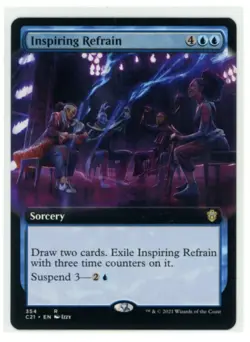 INSPIRING REFRAIN 354 Rare Extended Commander 2021 MTG - Image 1