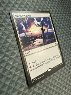 MTG Unholy Grotto #0182 Rare Commander: Aetherdrift (DRC) - Image 2