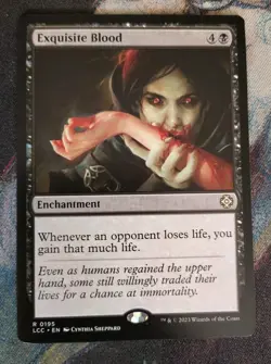 MTG Exquisite Blood Commander: the Lost Caverns of Ixalan Regular NM - Image 1